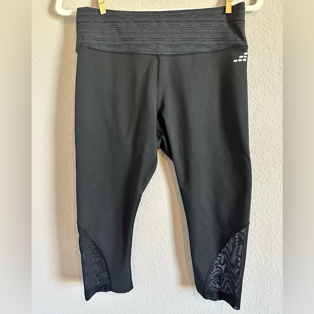 BCG Black Tru-wick Leggings with Mesh Detail